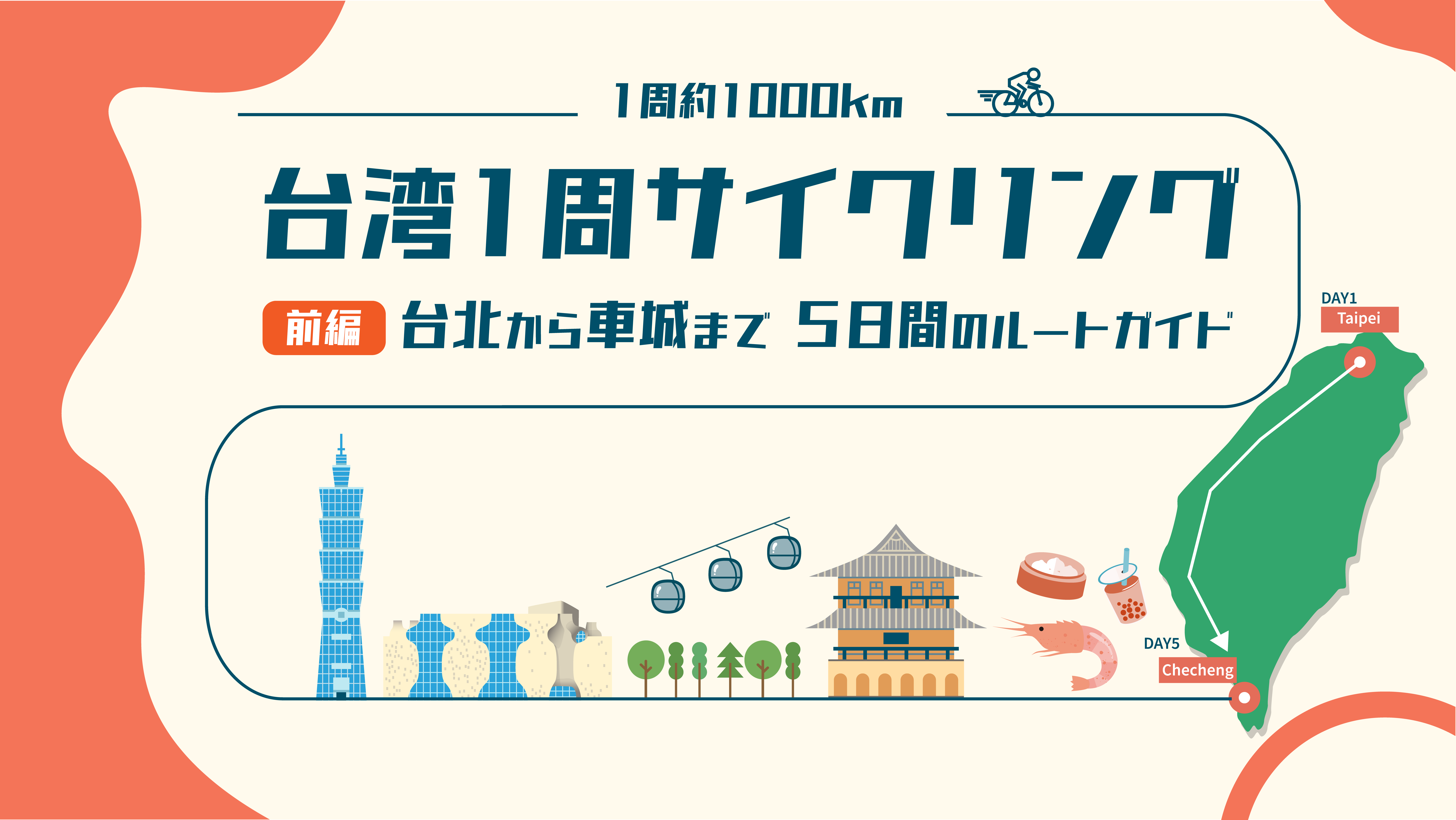 台湾1周サイクリング_前編