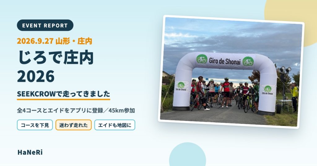 じろで庄内2026のスタートゲートに並ぶ参加者。SEEKCROWで走ってきました